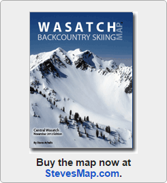 Wasatch Backcountry Skiing Map